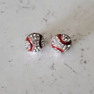 Baseball Earings